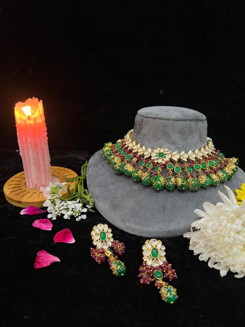 Aabhushan Kanthi Necklace Set - Image 3